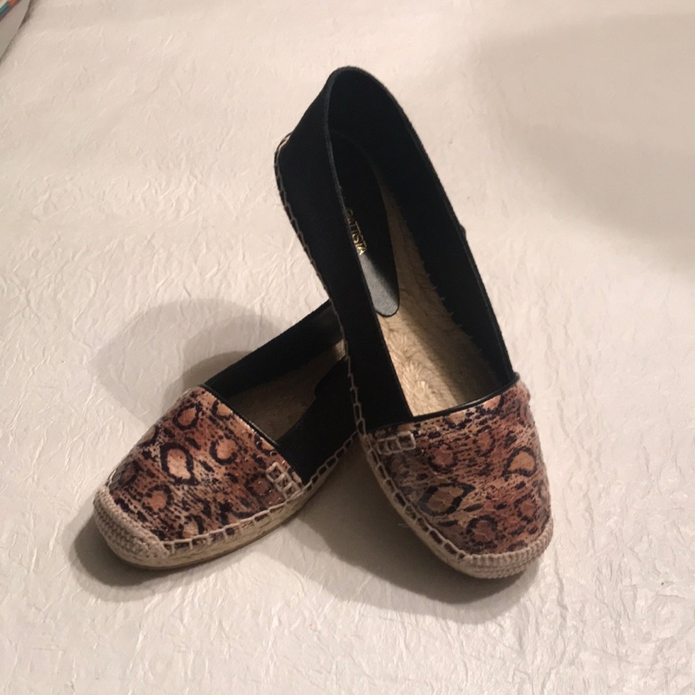 Snakeskin Toe Espadrilles
